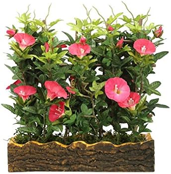 Artificial Morning Glory Plant — Pink (27 cm)