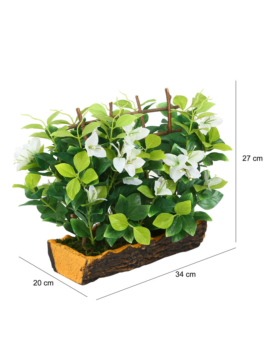 Artificial Bougainvillea Plant — Rani Pink (27 cm)